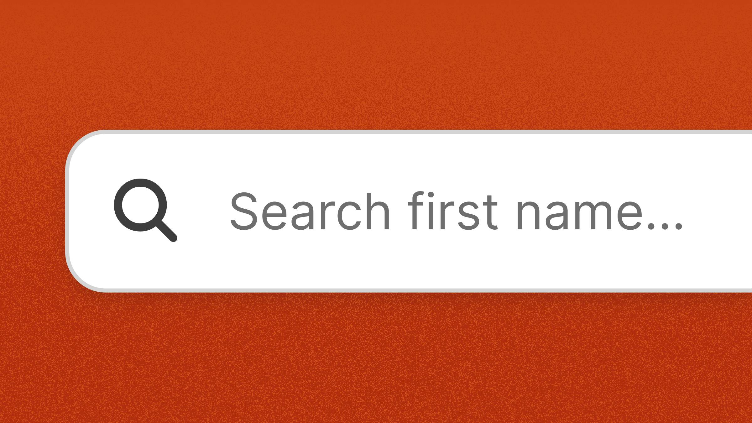  search with first name 