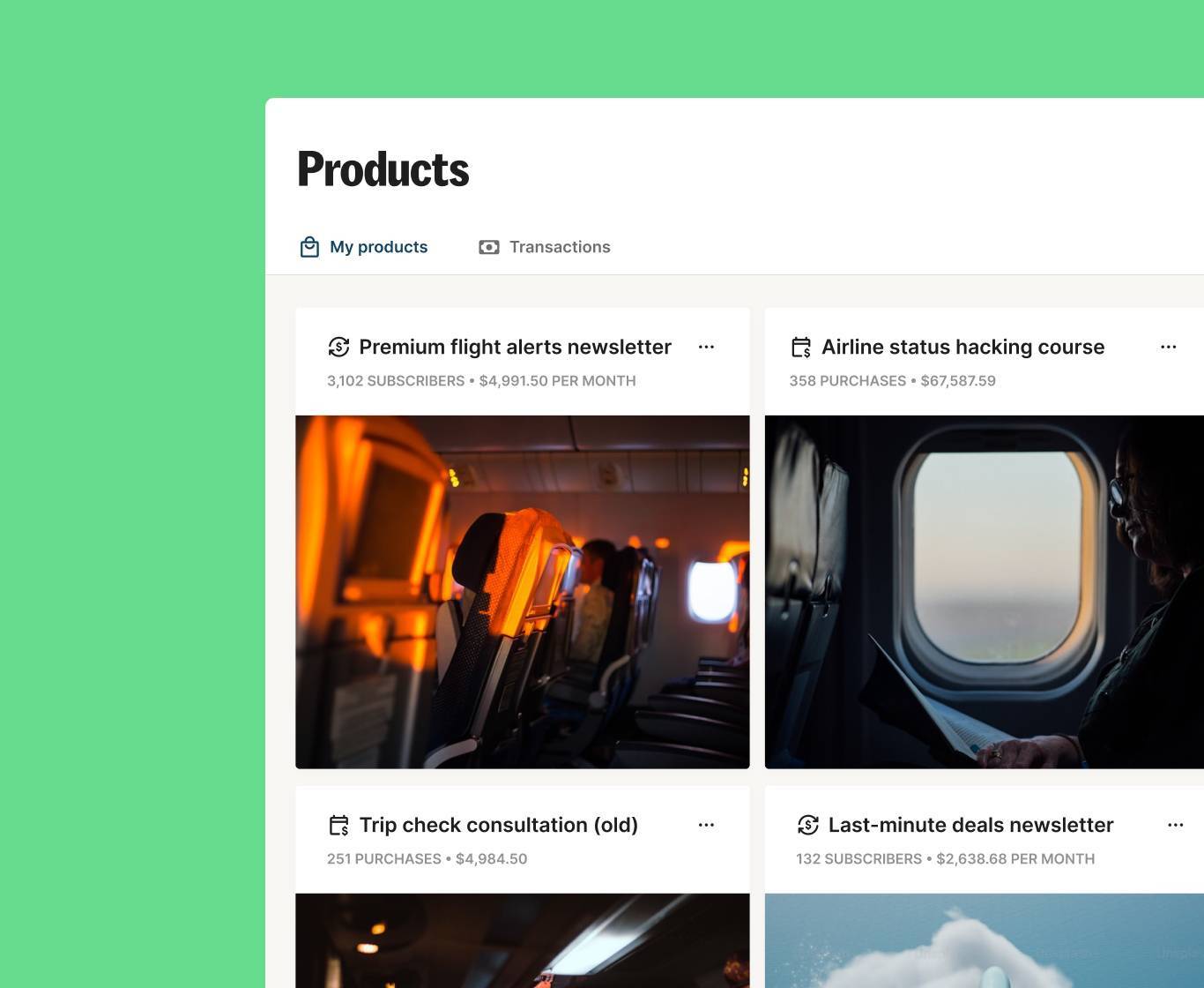  multiple product streams 