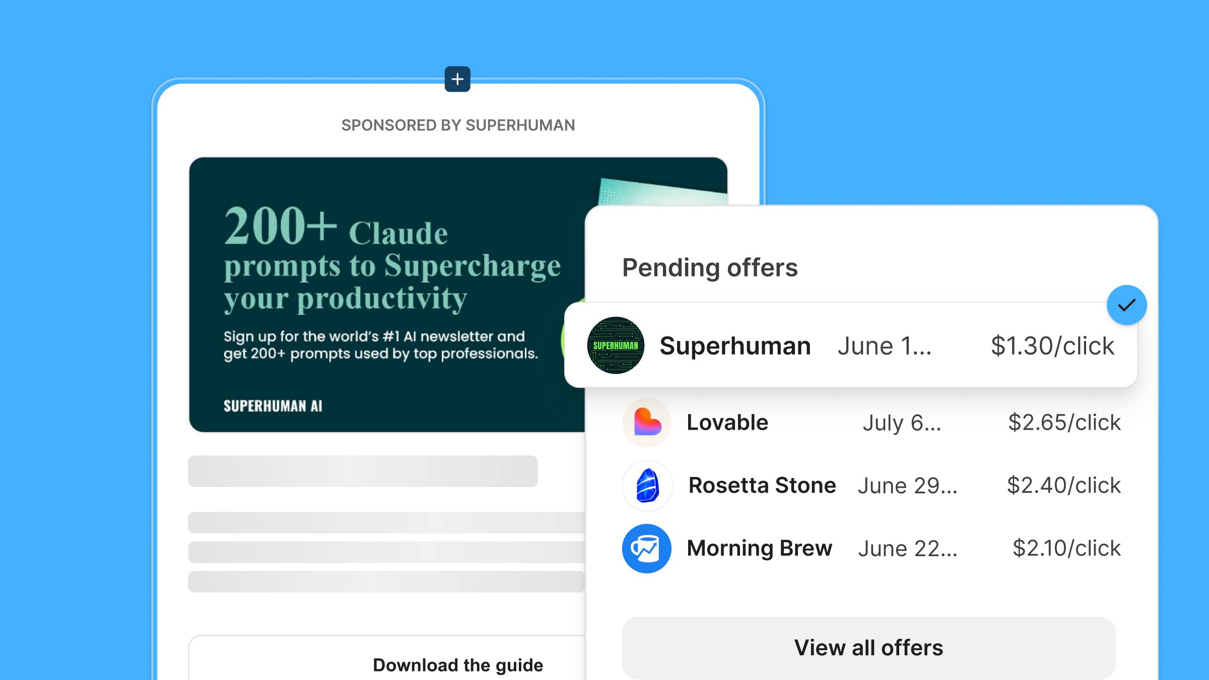 newsletter sponsorships