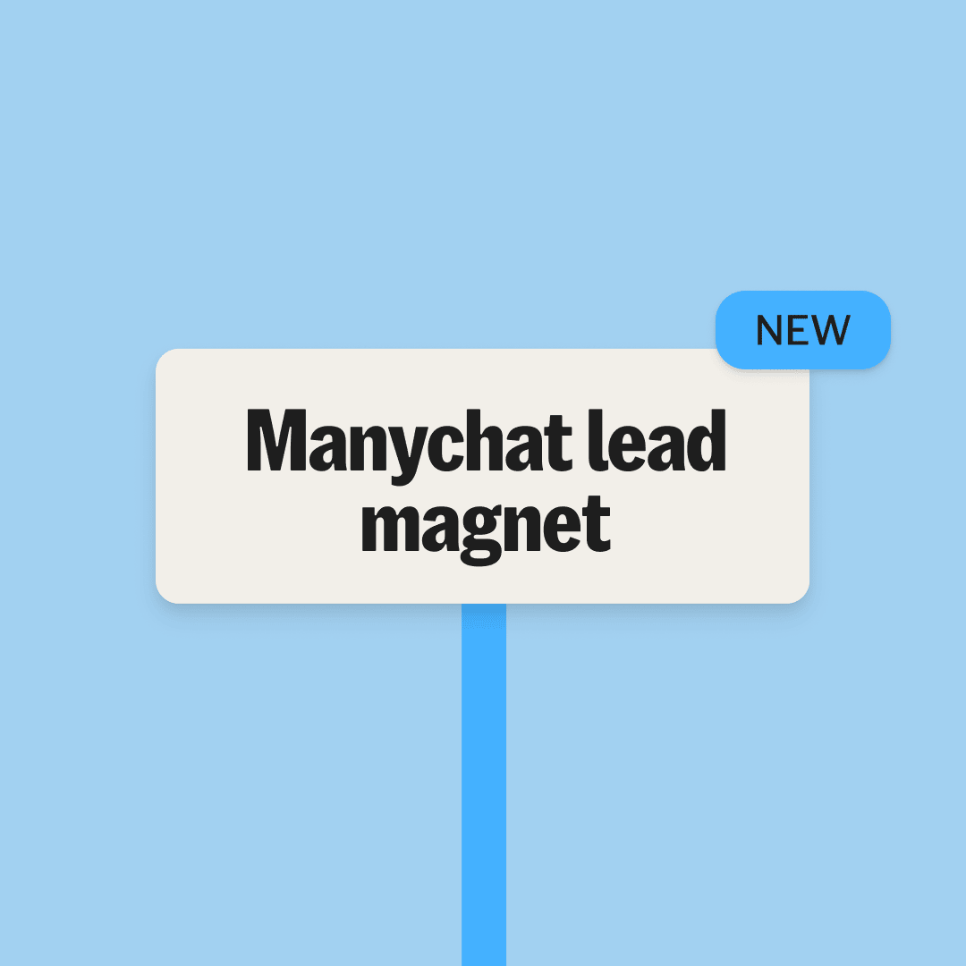  new visual automation template for Manychat lead magnet 