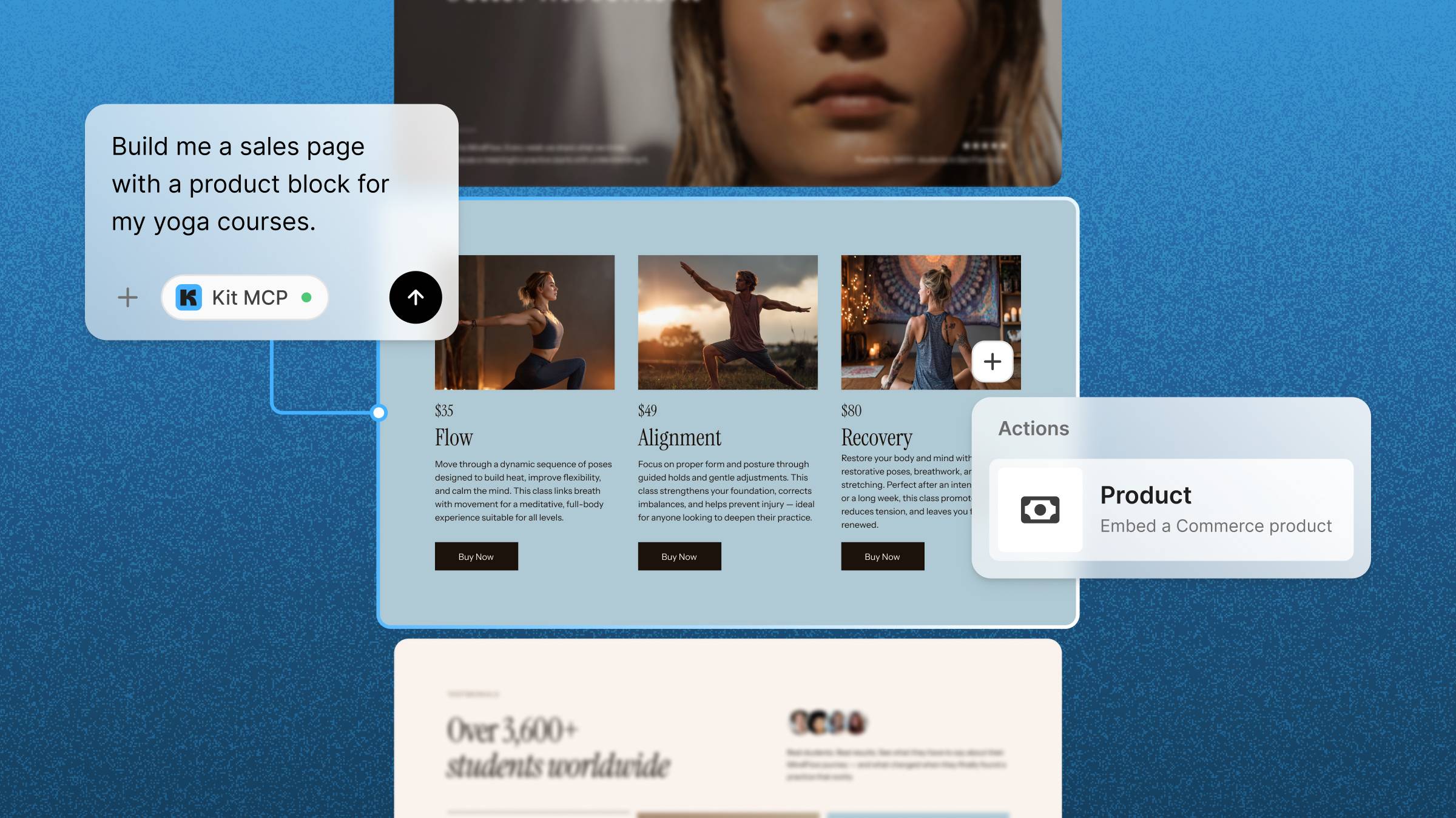 new landing page for sales pages