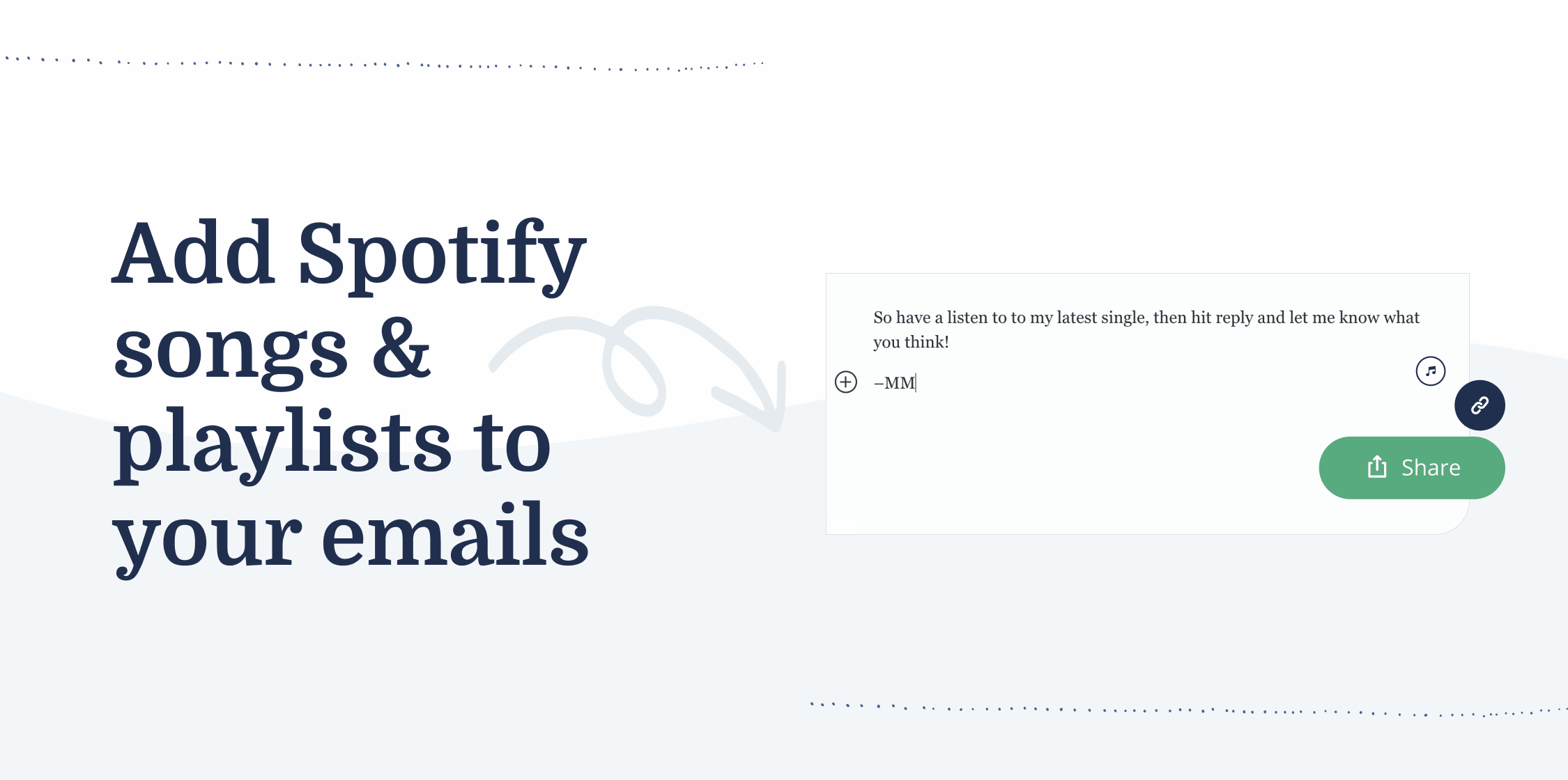 Learn more about embedding Spotify in emails