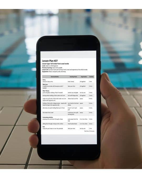 101 swimming lesson plans for swimming teachers