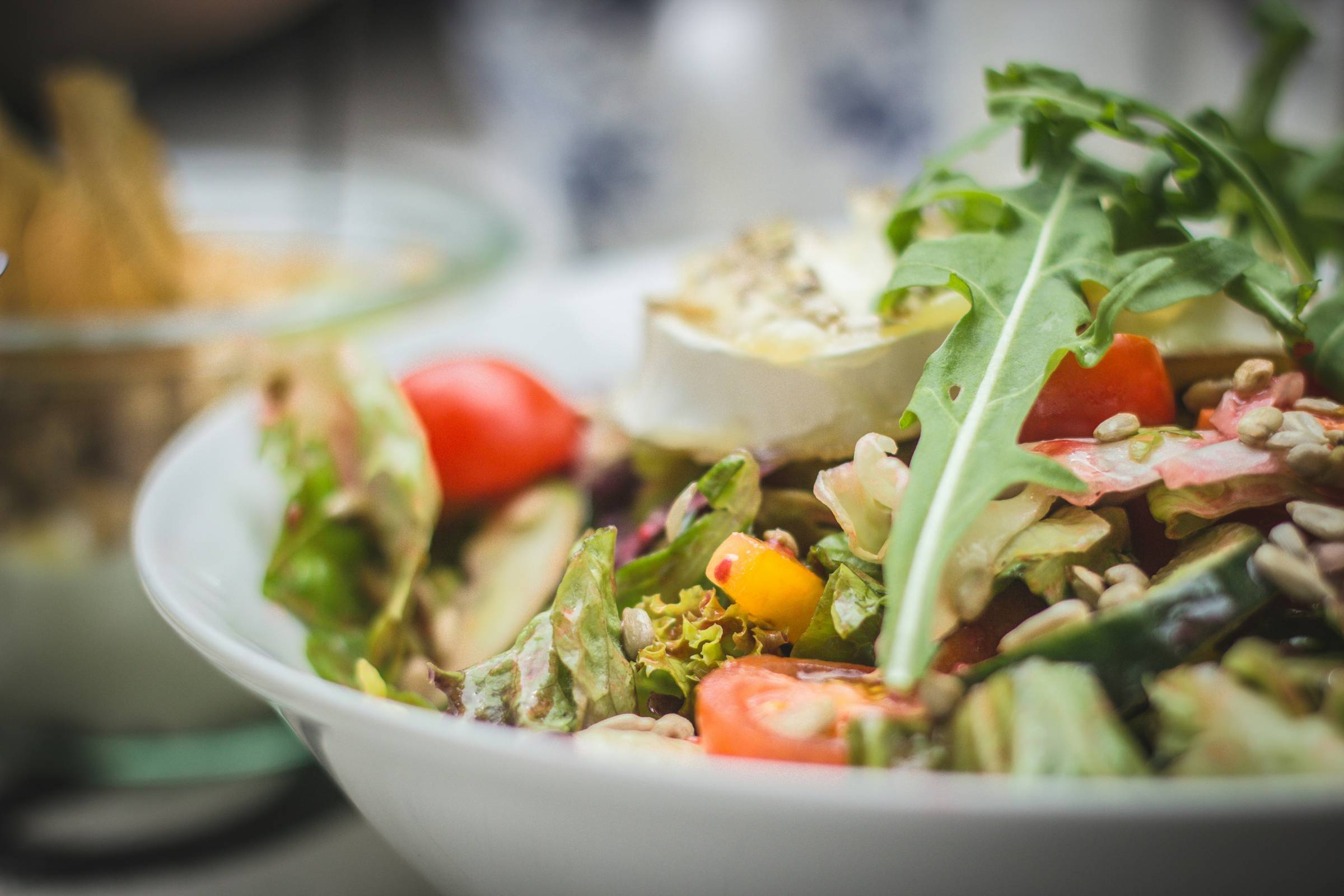 A bowl of salad