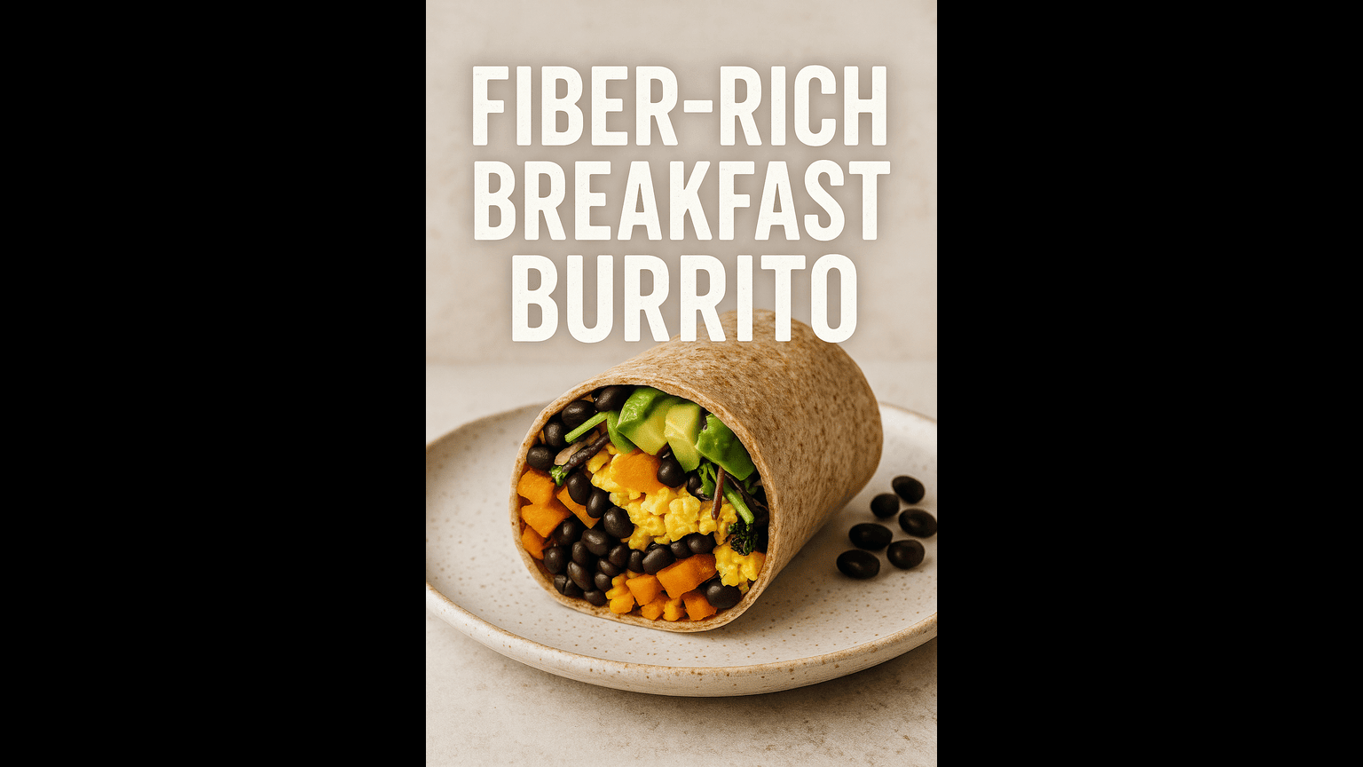 Recipe demo of hearty breakfast burritos