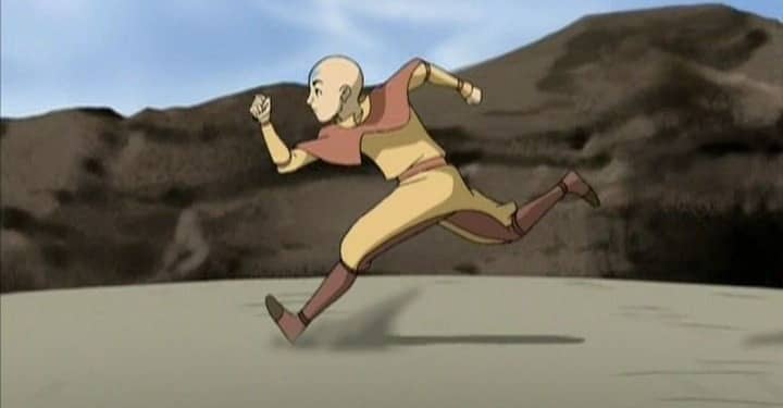 Aang wasn't running from the war. He was running from the weight of being  the last one.