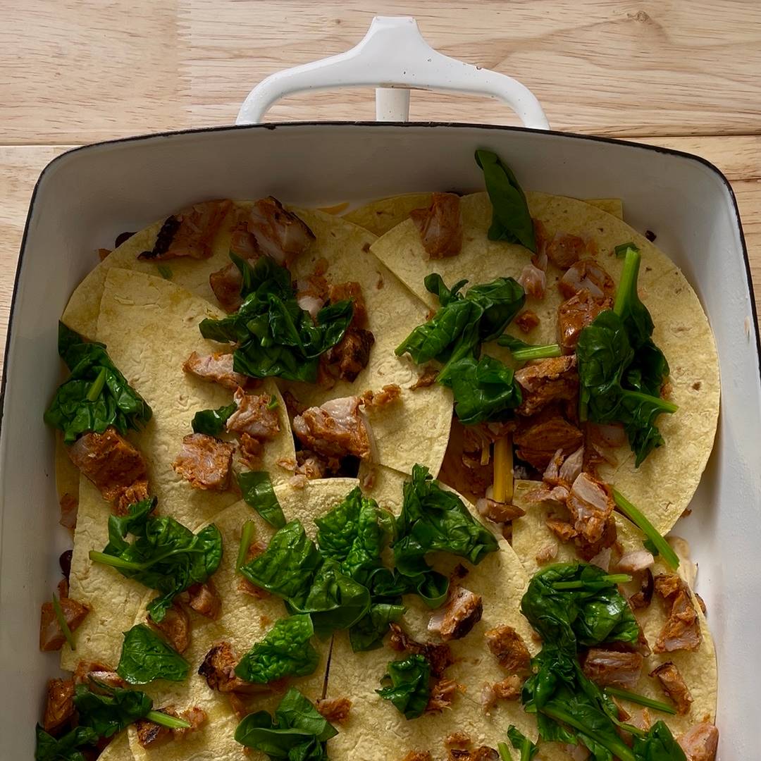 Enchilada casserole tutorial