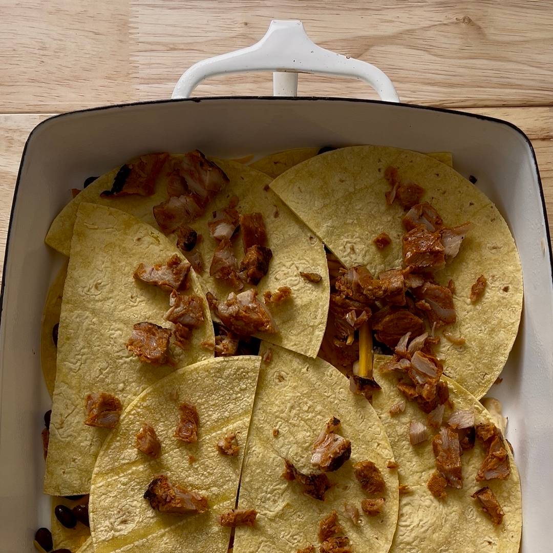 Enchilada casserole tutorial