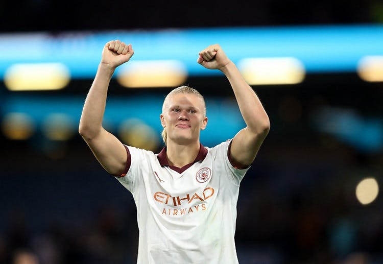 Erling Haaland scored twice as Manchester City beat Burley in their first Premier League match of the season