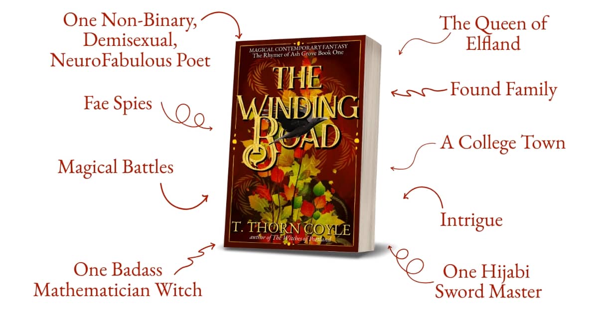 The Winding Road fantasy paperback