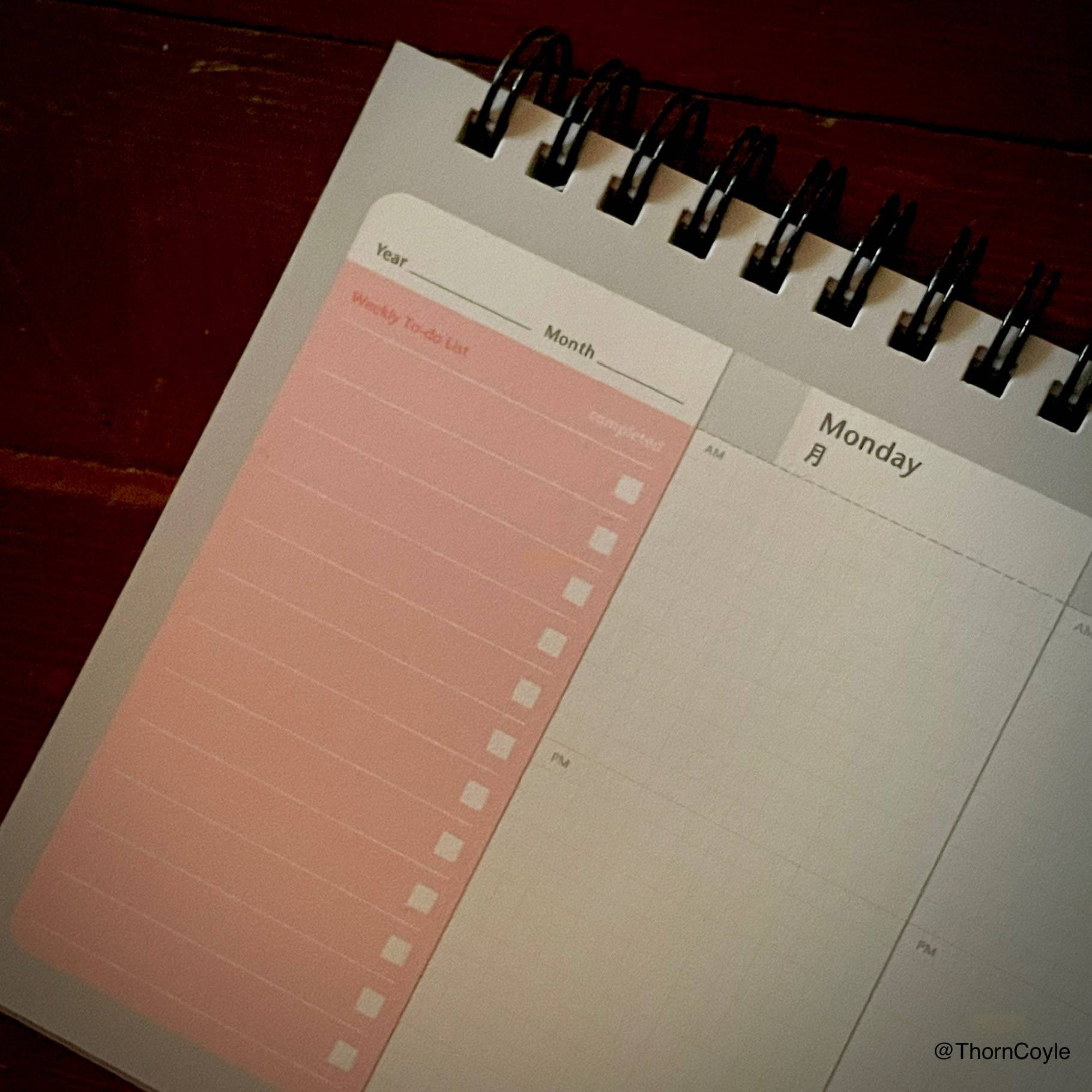 a paper planner 