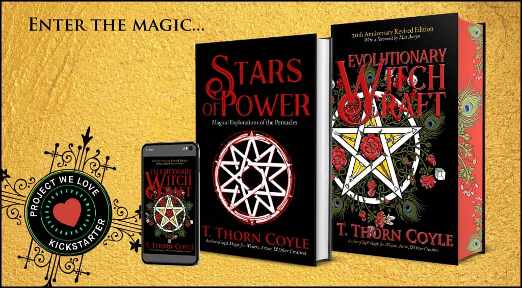 enter the magic: two hardback books on witchcraft