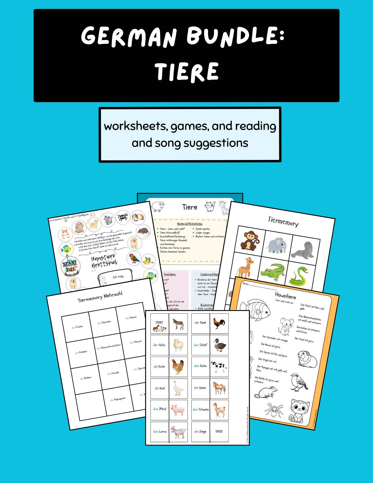German Bundle: Tiere/Animals