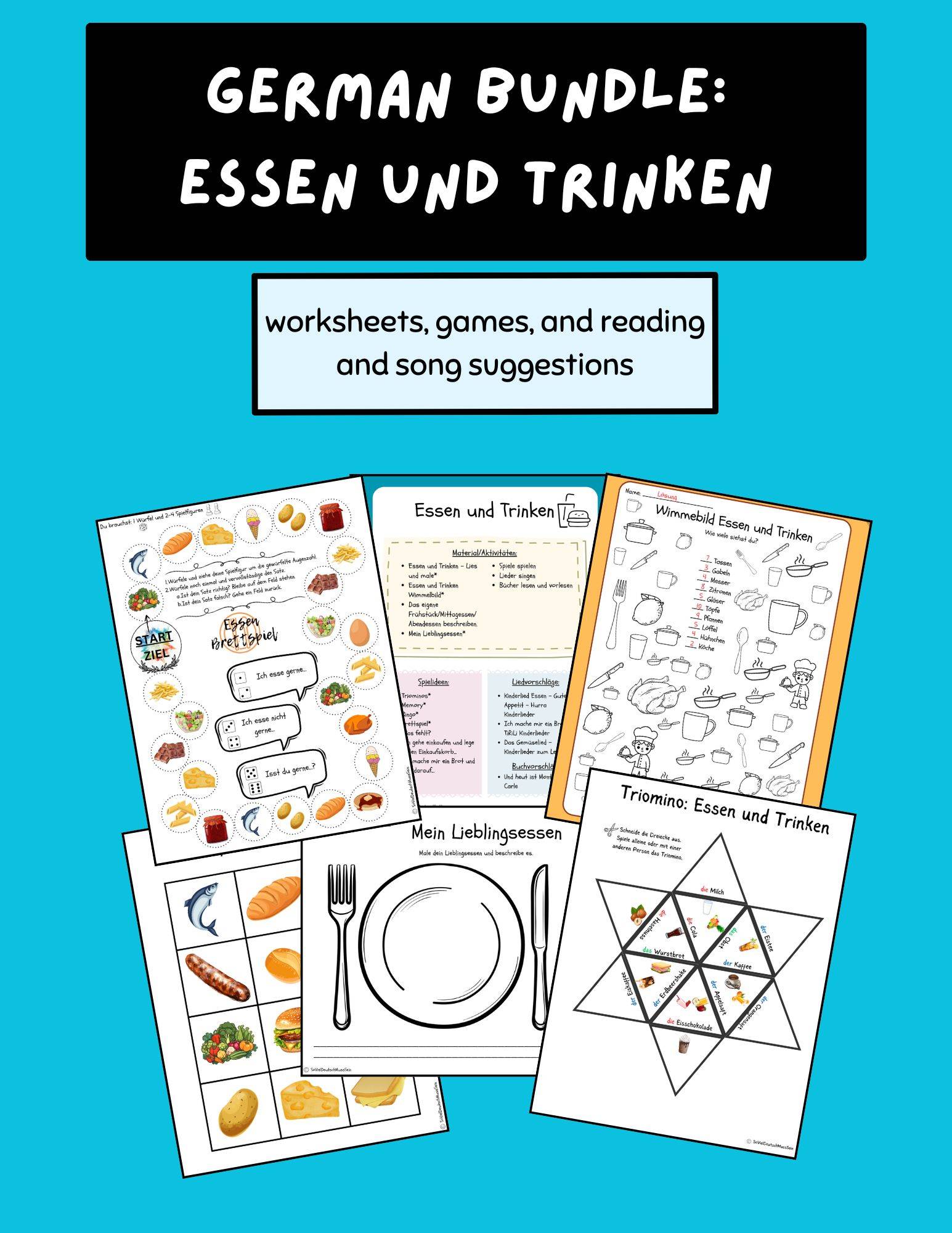 German Bundle: Essen und Trinken/Food and Drinks
