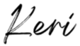 The image displays the word "Kari" written in a bold, black, cursive font against a transparent background.