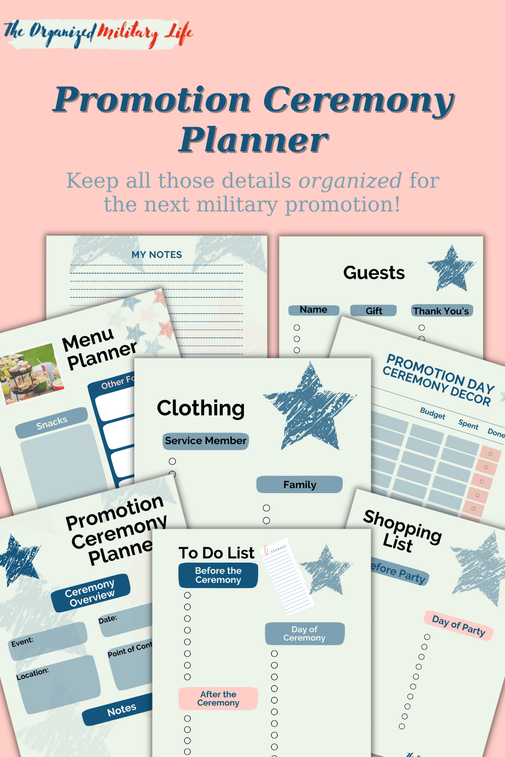 Military Promotion Ceremony Planner