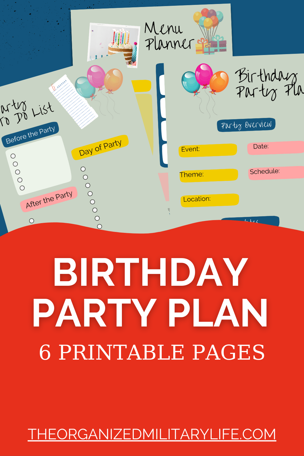 Birthday Party Plan