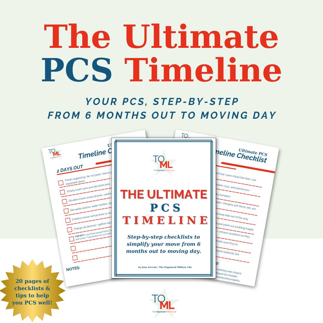 The Ultimate PCS Timeline Checklists