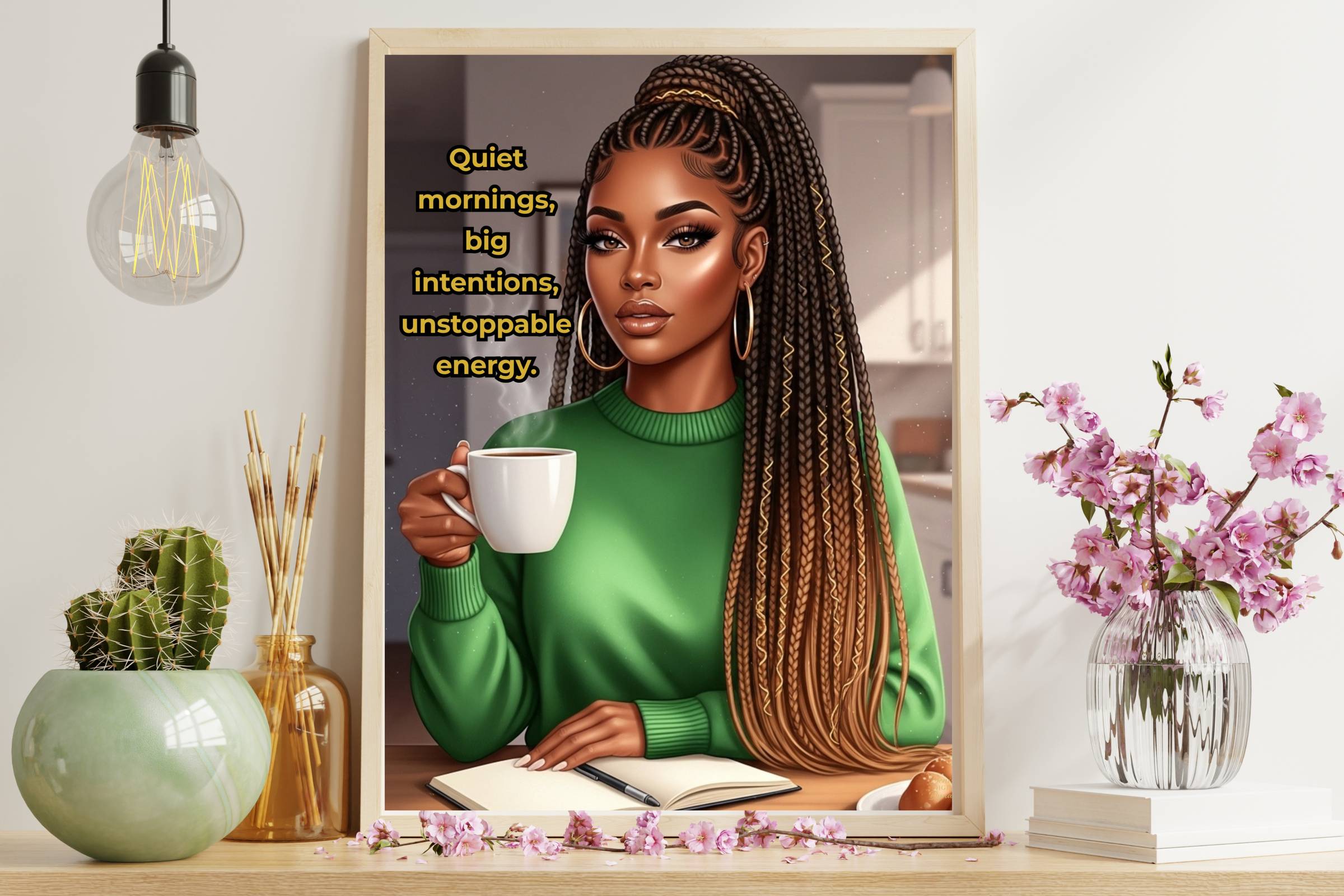 Big Intentions Morning Wall Art Printable