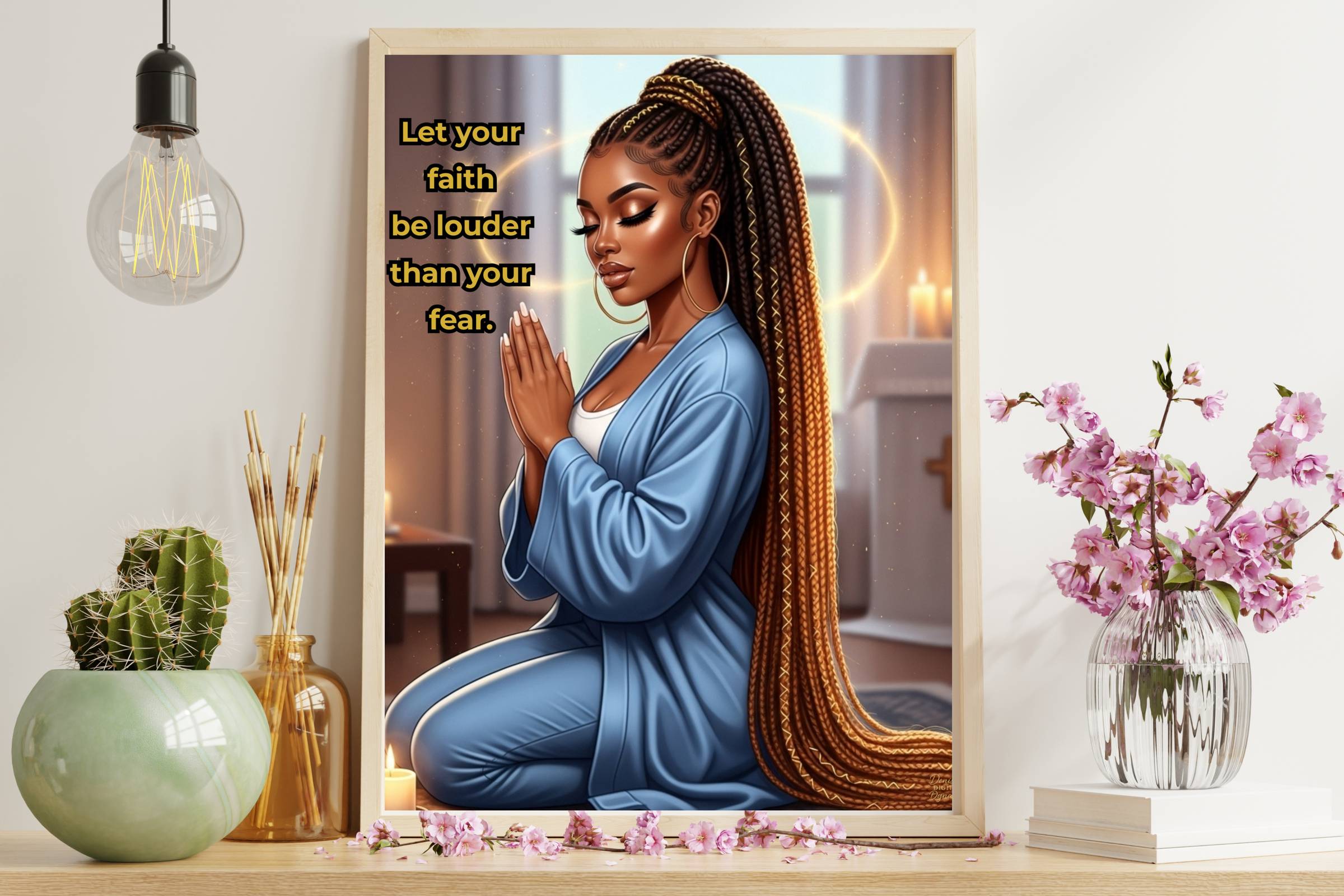 Afrocentric Abstract Wall Art Printable 