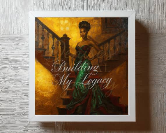 statement art, black woman art, gallery print, wall art, printable, office decor, affirmation, empowering, staircase art, digital download