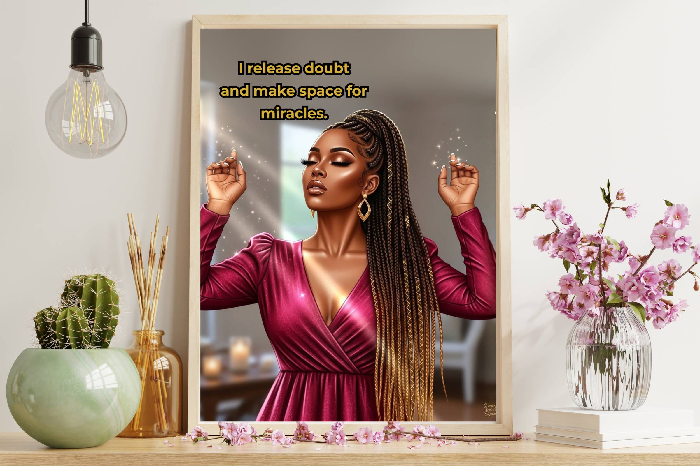 Afro-American Spiritual Empowerment Wall Art Printable