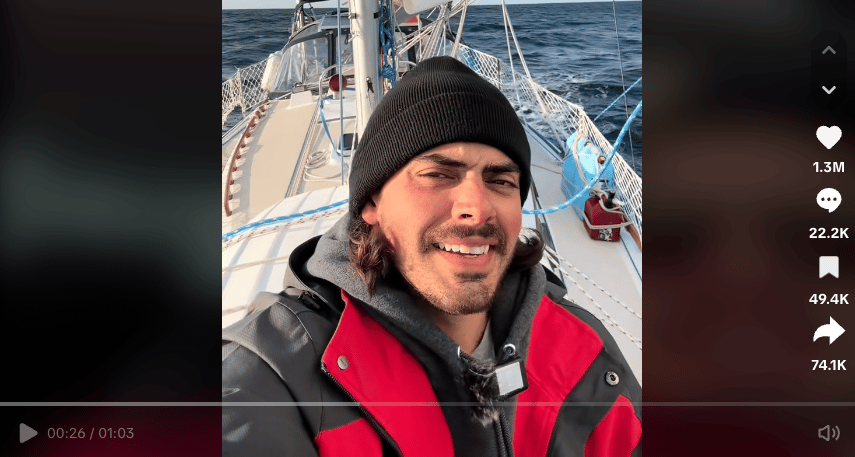 Sailing with Phoenix TikTok Creator