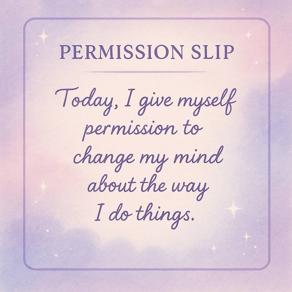 Monday permission slip