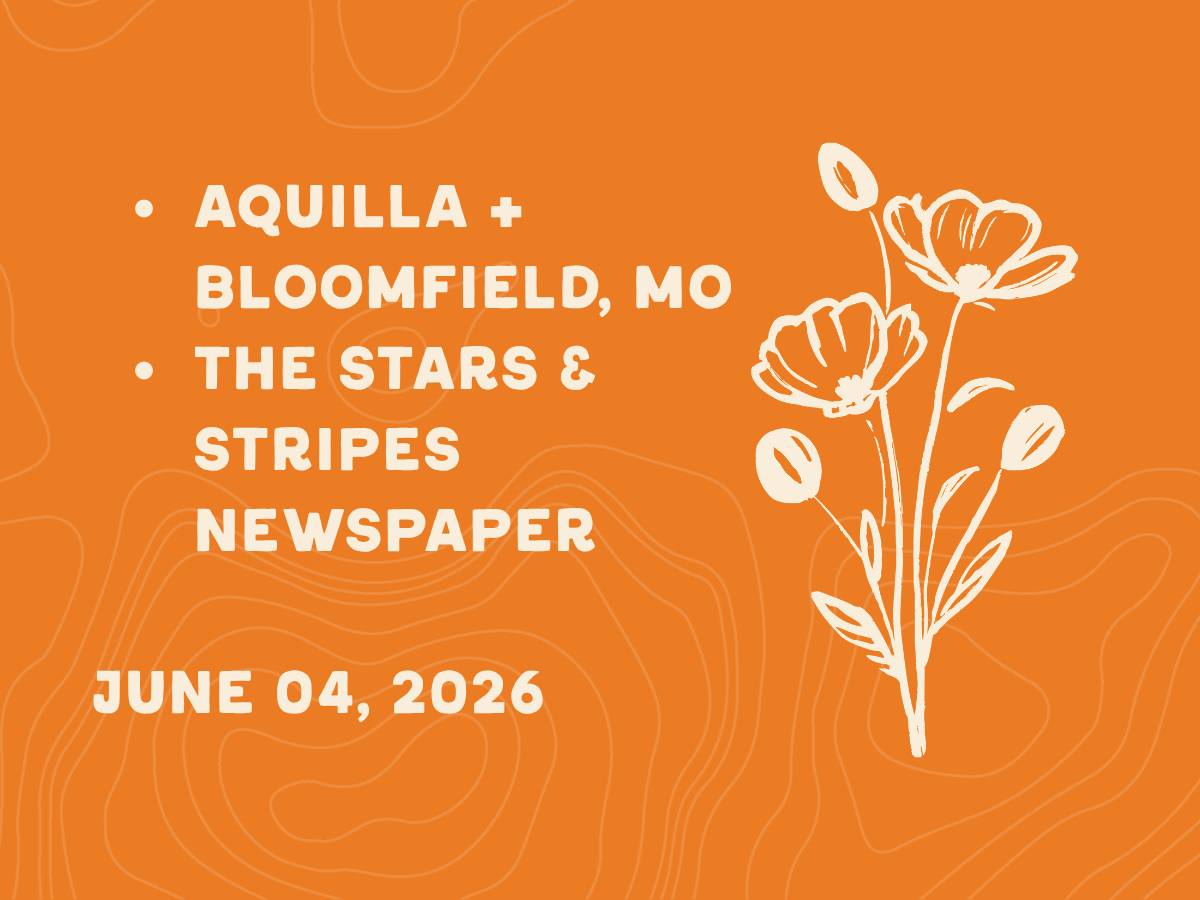 Aquilla + Bloomfield, MO. 