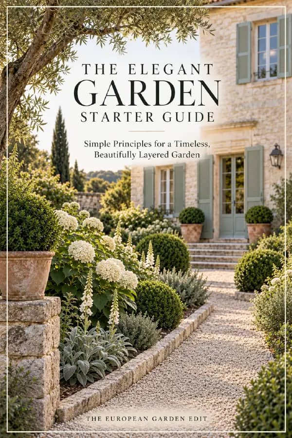 The Elegant Garden Starter Guide cover