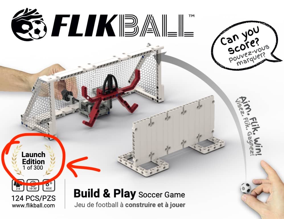 FlikBall Tabletop Mini Soccer Game