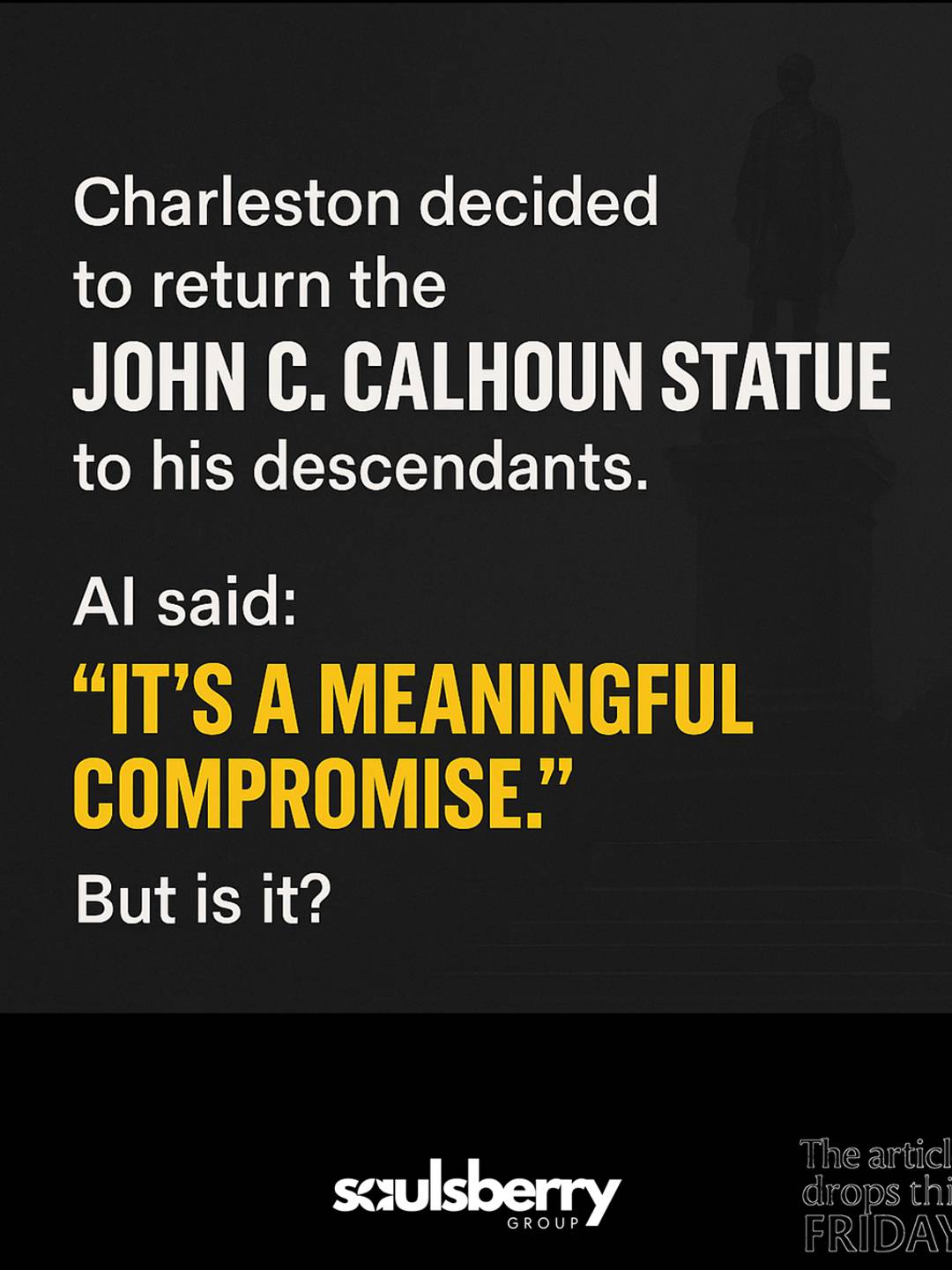 Initially AI said it was a meaningful compromise