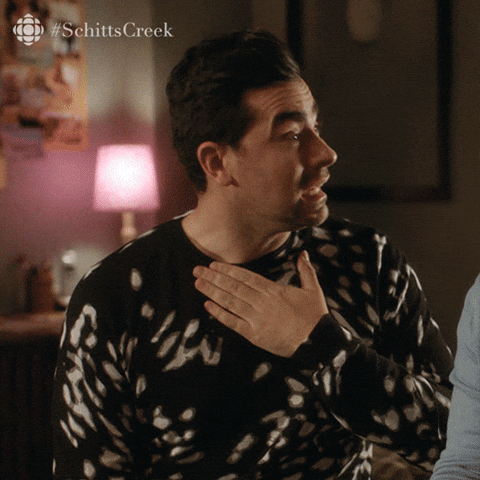 A gif from Schitt's Creek saying "I don't want any of that" and reflecting bad copywriting projects