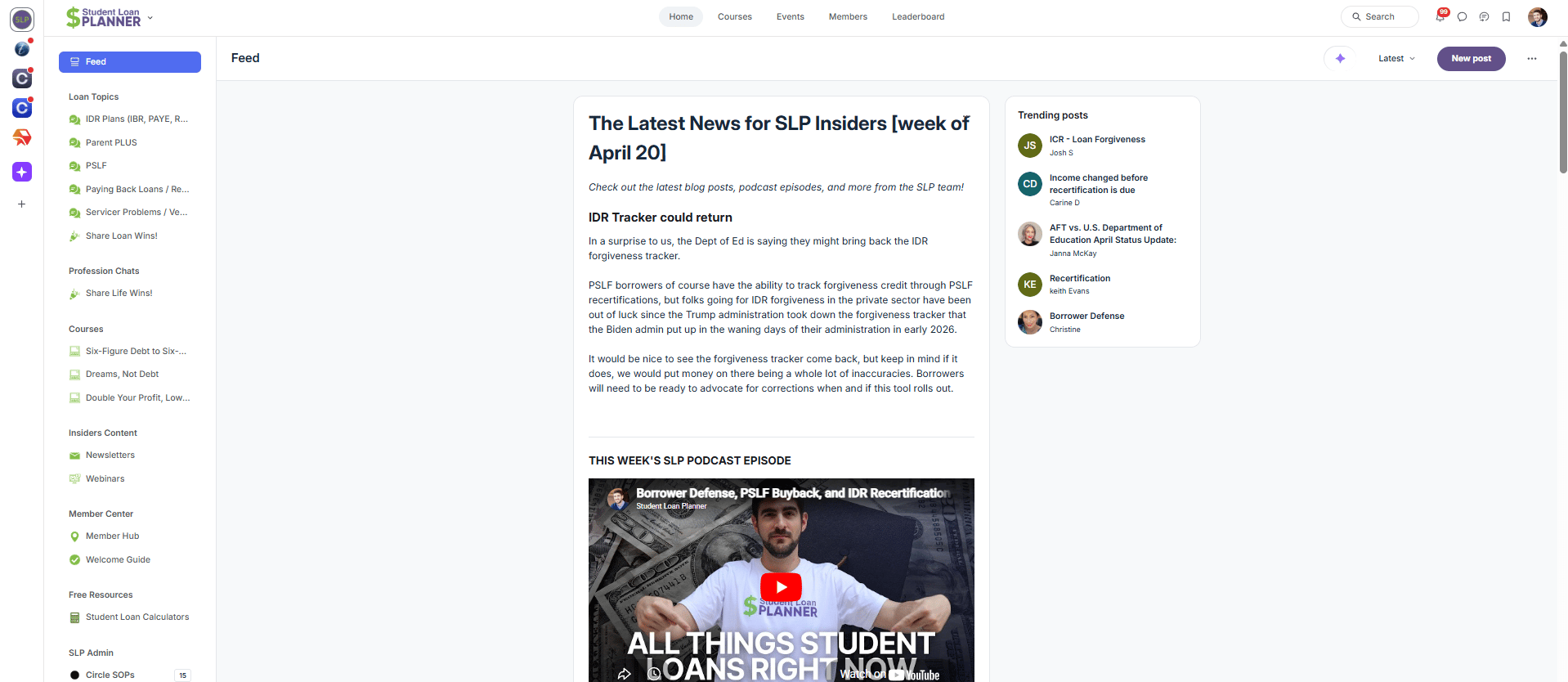 SLP insiders