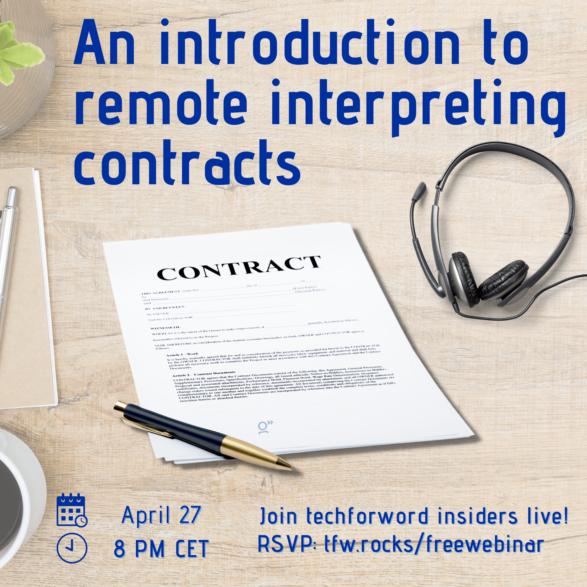 An introduction to remote interpreting contracts