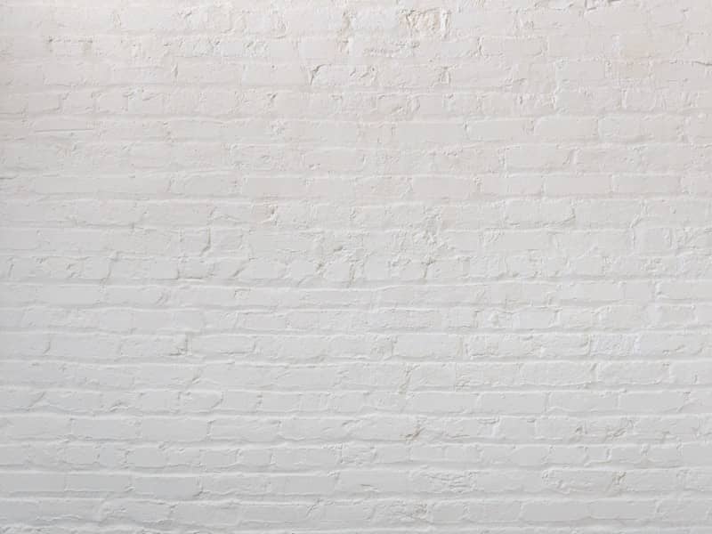 white brick wall