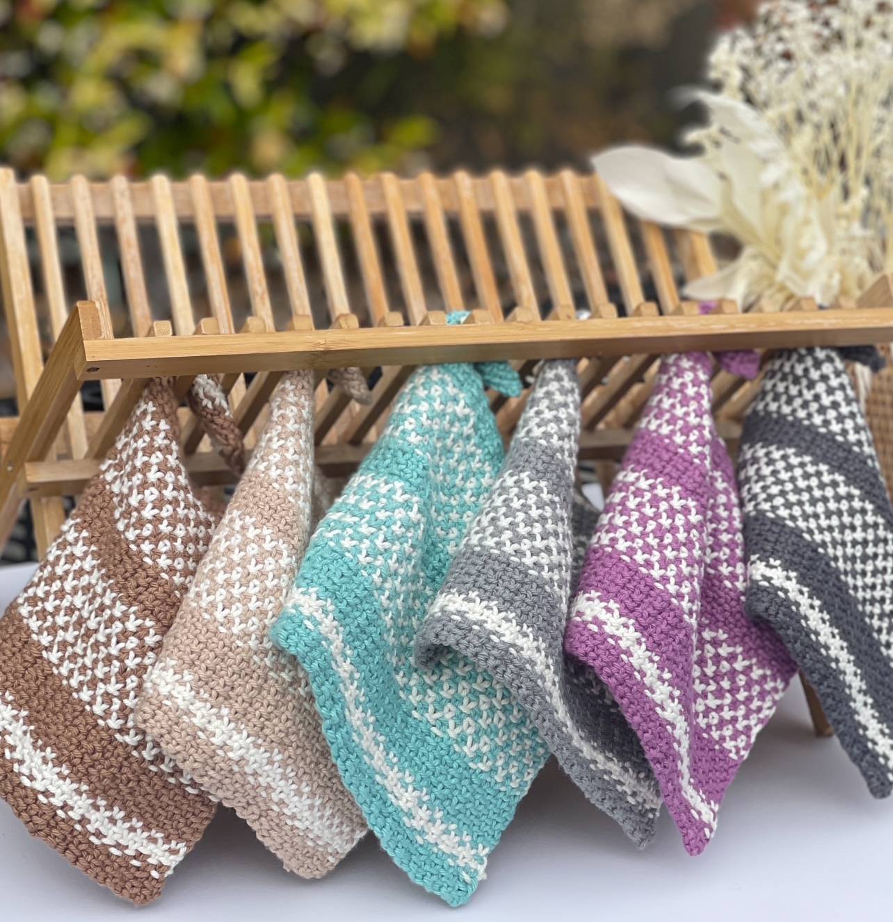 Linen dishcloths.