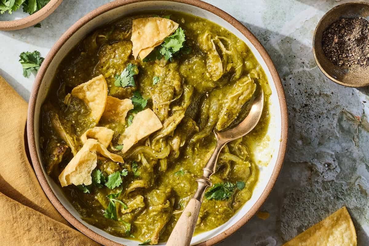 Chicken Chili Verde from www.whatsgabycooking.com (@whatsgabycookin)