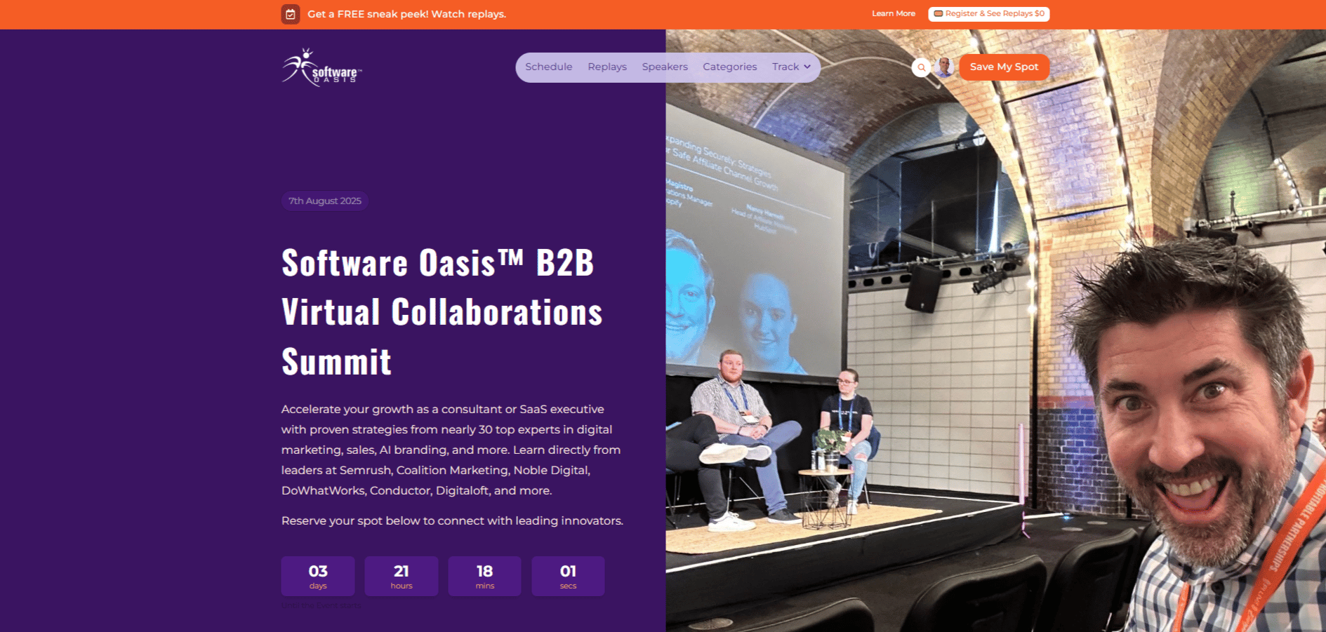 Final Call: Event day is here! Join B2B leaders, get actionable sessions, and claim your share of over $50,000 in prizes. Doors open 8 AM EDT.