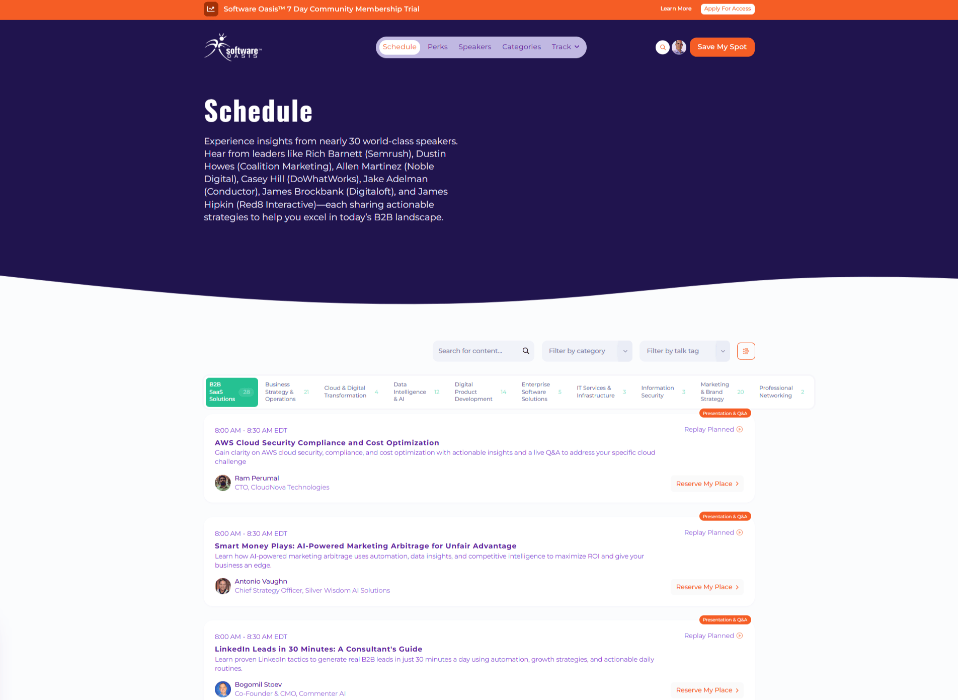 Only 2 days left until top SaaS and consulting leaders share proven strategies. Reserve your spot now and get ready for actionable sessions and perks.