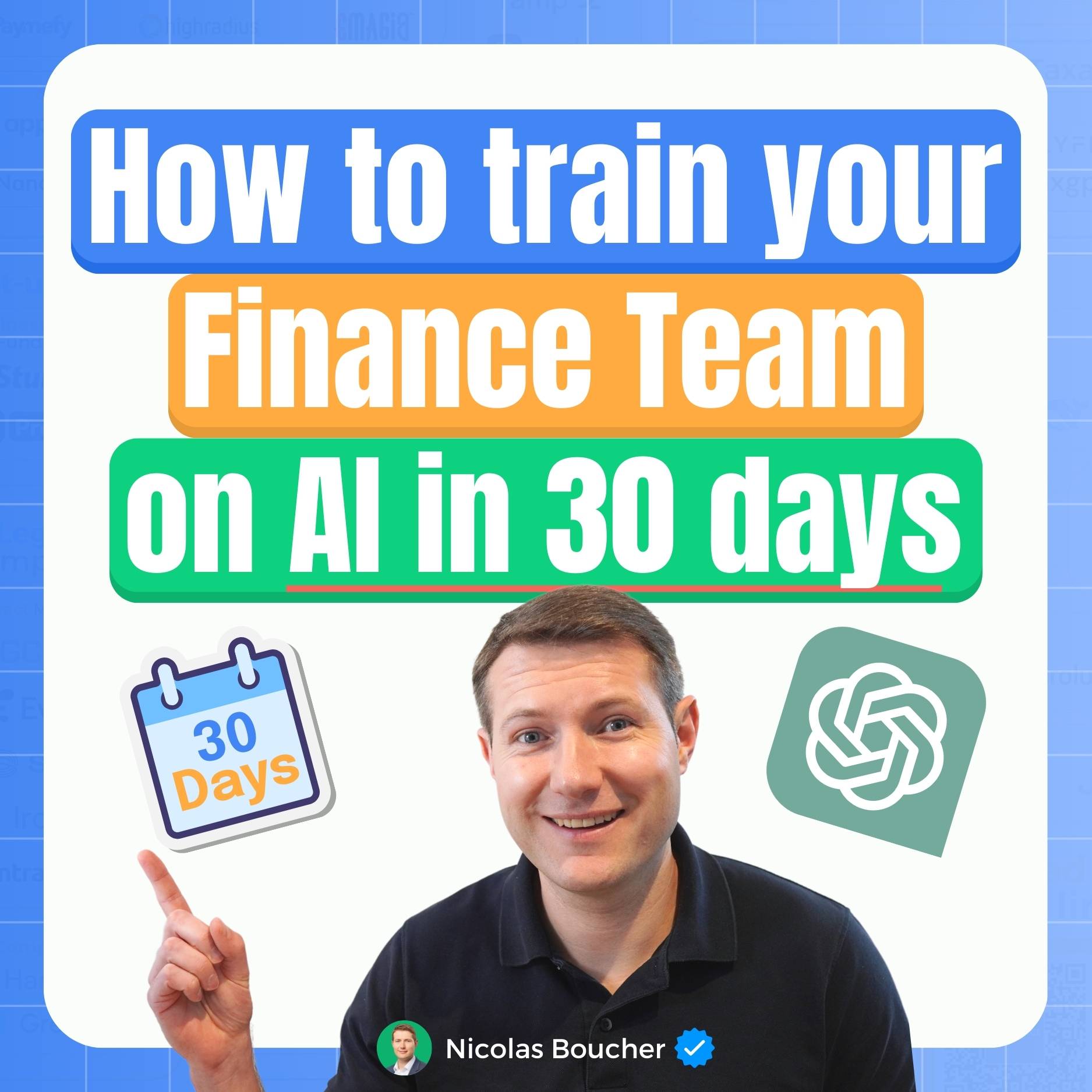 How to train your finance team on AI in 30 days