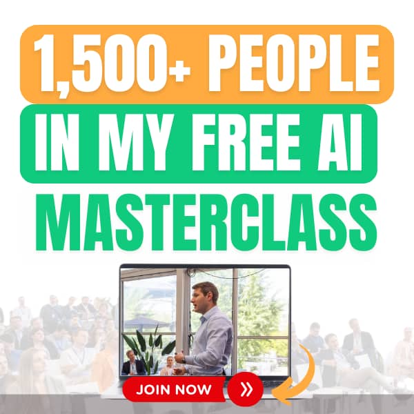 1,500+ people in my free AI masterclass