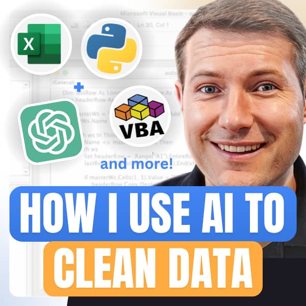 How I use AI to clean data