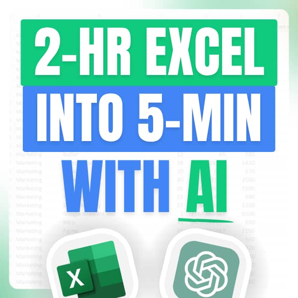 AI did my 2-hour Excel task in 5 minutes