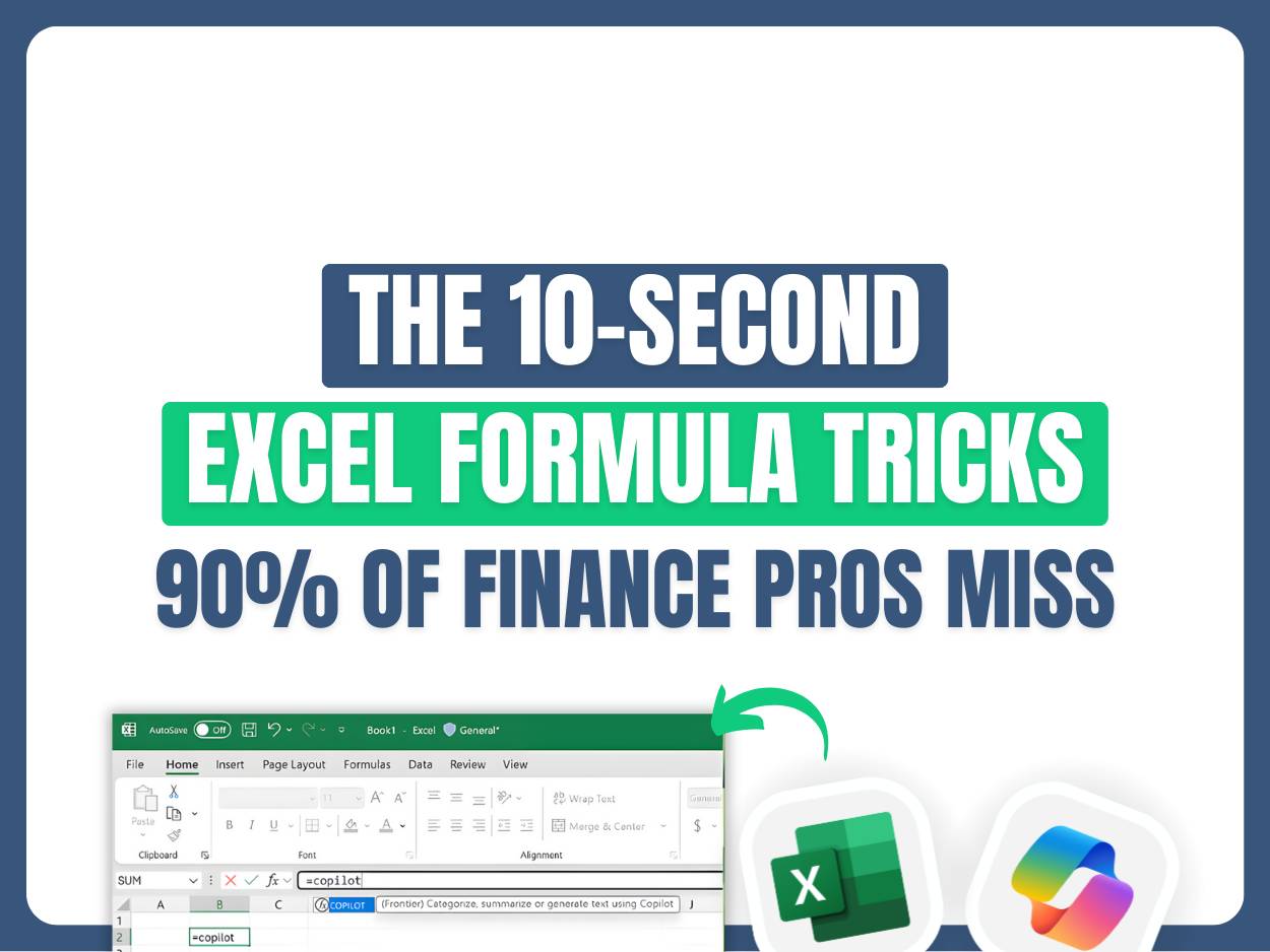 The 10-second Excel formula tricks 90% of finance pros miss