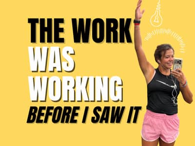 Jenny Certad reflects on how consistent choices create progress before the results become visible.