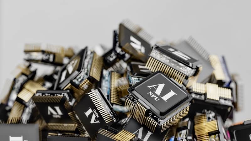 A pile of electronic components sitting on top of each other