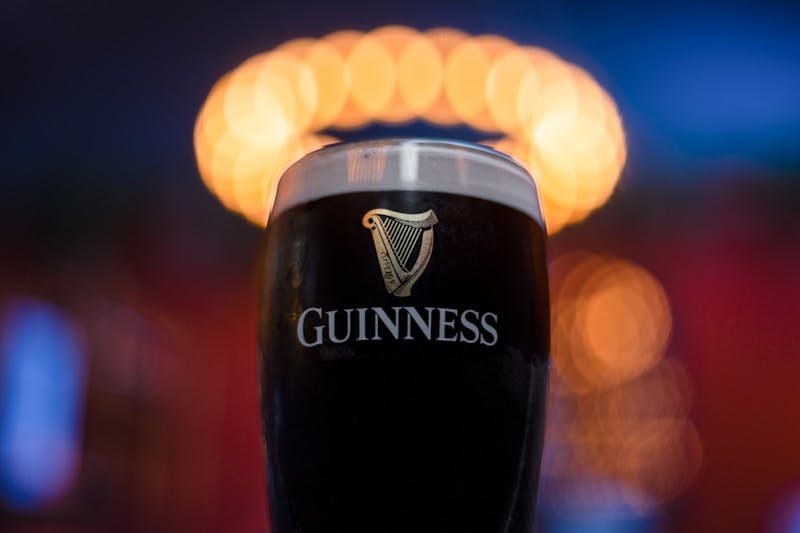 A close up of a glass of beer