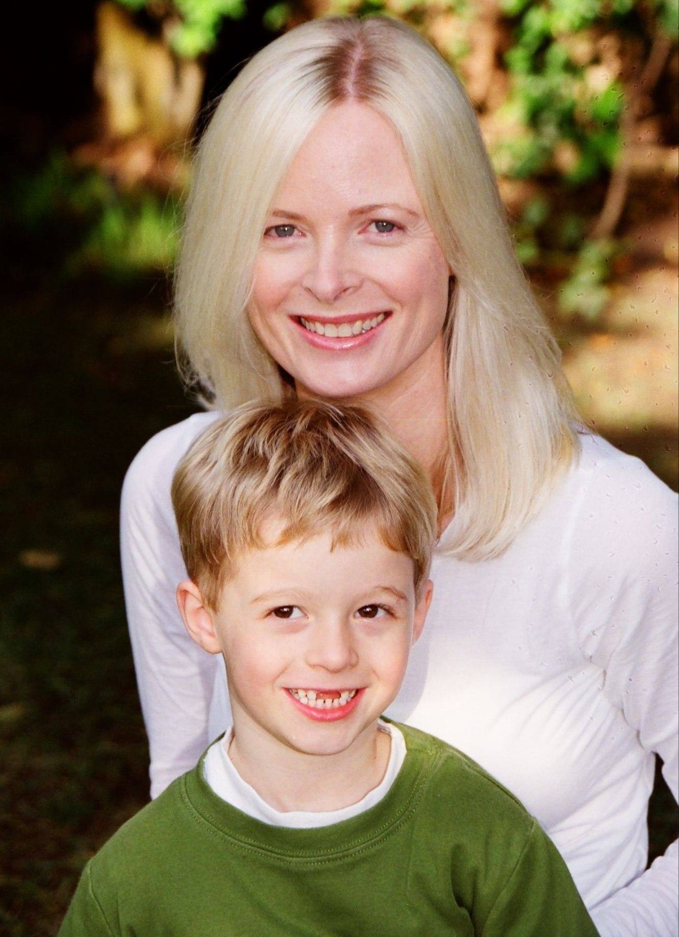 Author Chanel Brenner and her son Riley