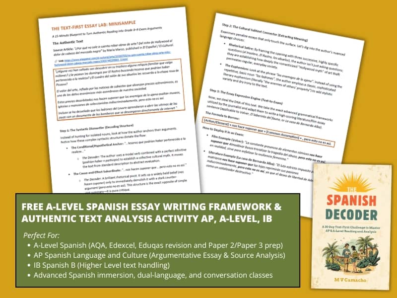 Spanish Decoder free Sample